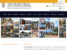 Tablet Screenshot of jnvjalore.org